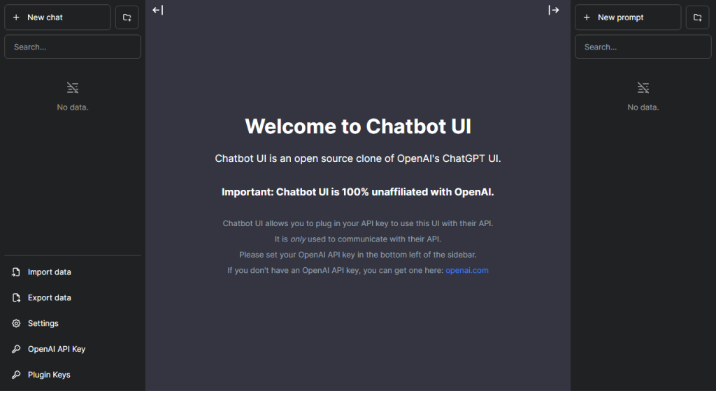 Chatbot UI - AI Technology Solution