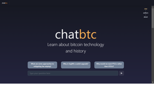 ChatBTC - AI Technology Solution