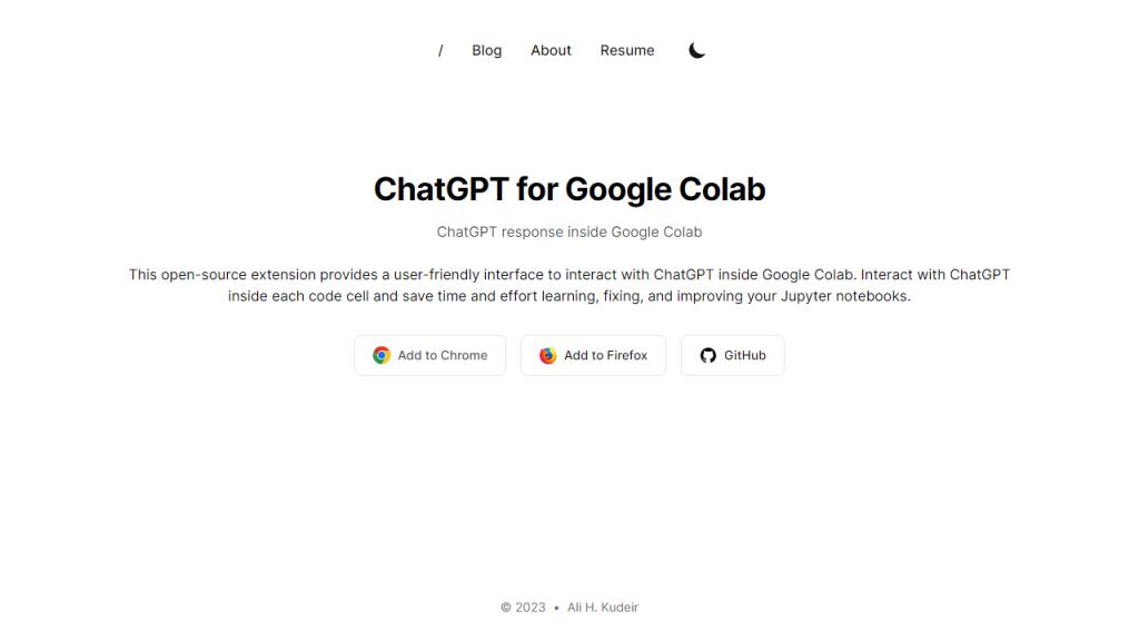 ChatGPT for Google Colab - AI Technology Solution