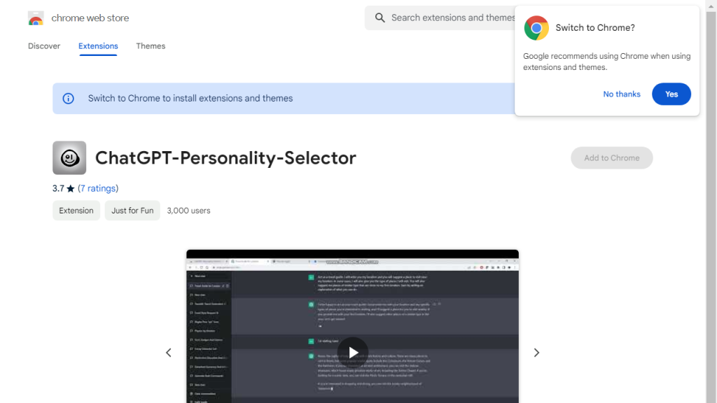 ChatGPT-Personality-Selector - AI Technology Solution