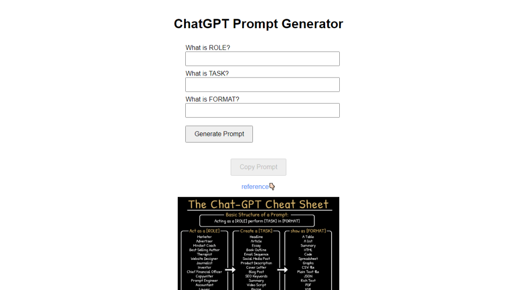 ChatGPTPromptGenerator - AI Technology Solution