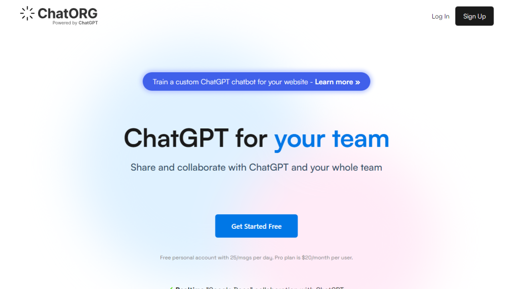 Chatorg - AI Technology Solution