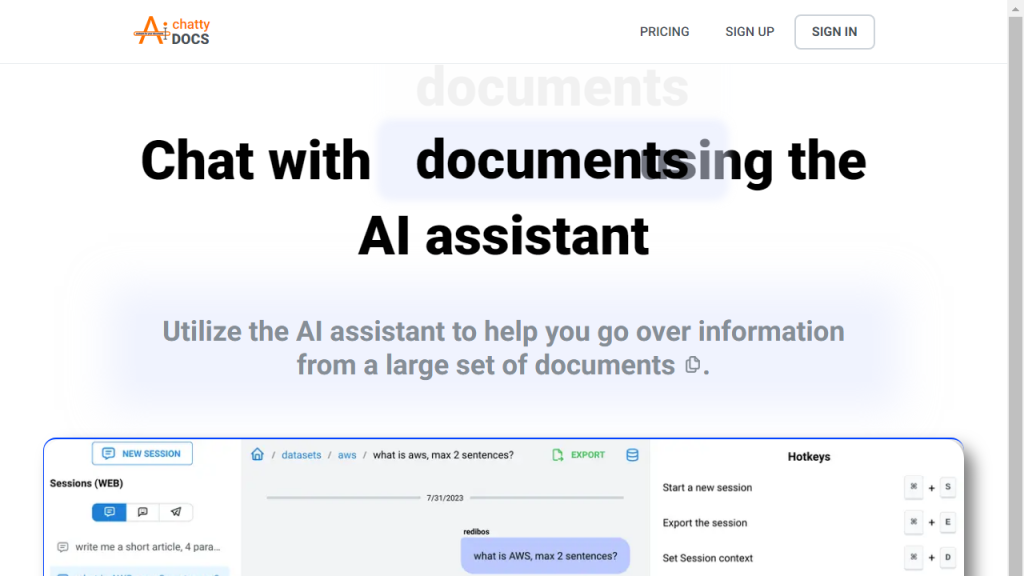 ChattyDocs - AI Technology Solution