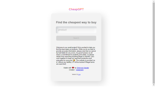 Cheapgpt - AI Technology Solution