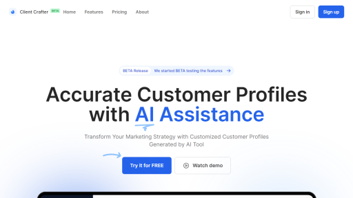 Client Crafter - AI Technology Solution
