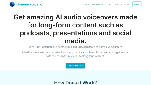 Clonemyvoice - AI Technology Solution