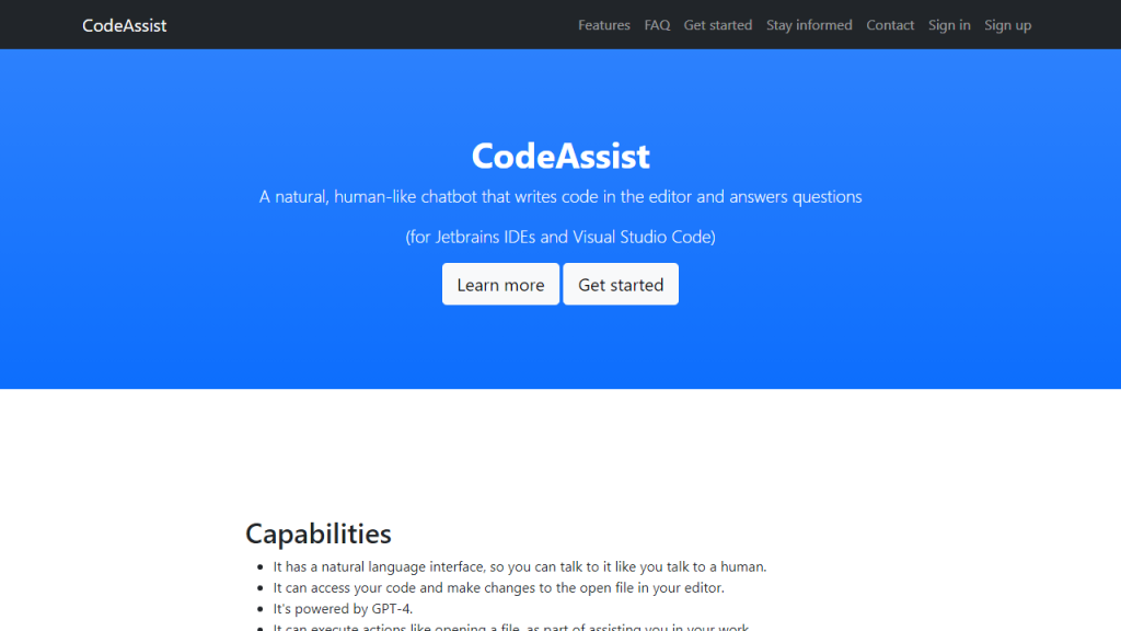 CodeAssist Tech - AI Technology Solution