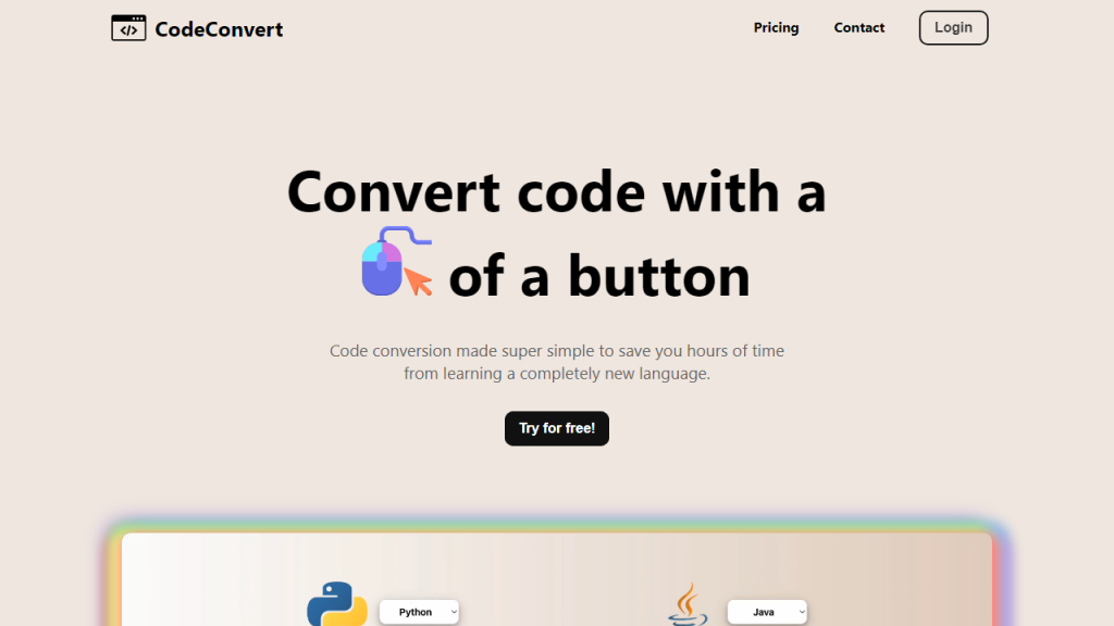 CodeConvert AI - AI Technology Solution