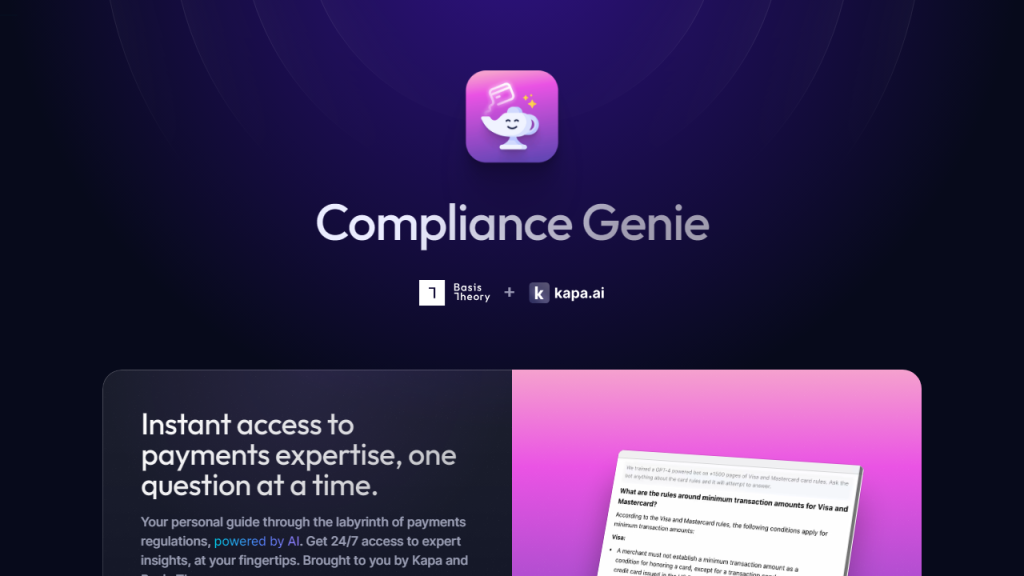 Compliance Genie - AI Technology Solution