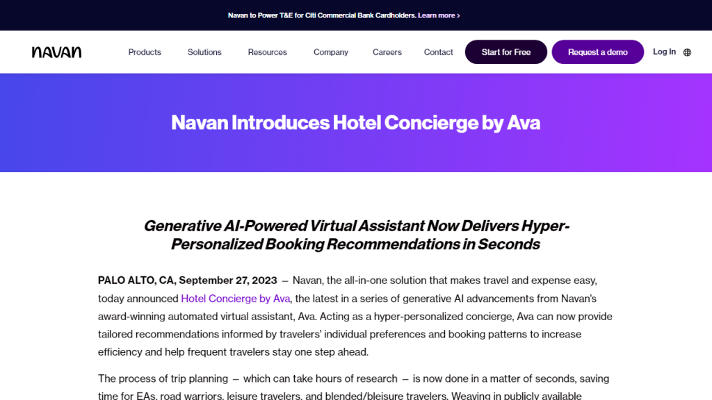 Concierge by Ava - AI Technology Solution