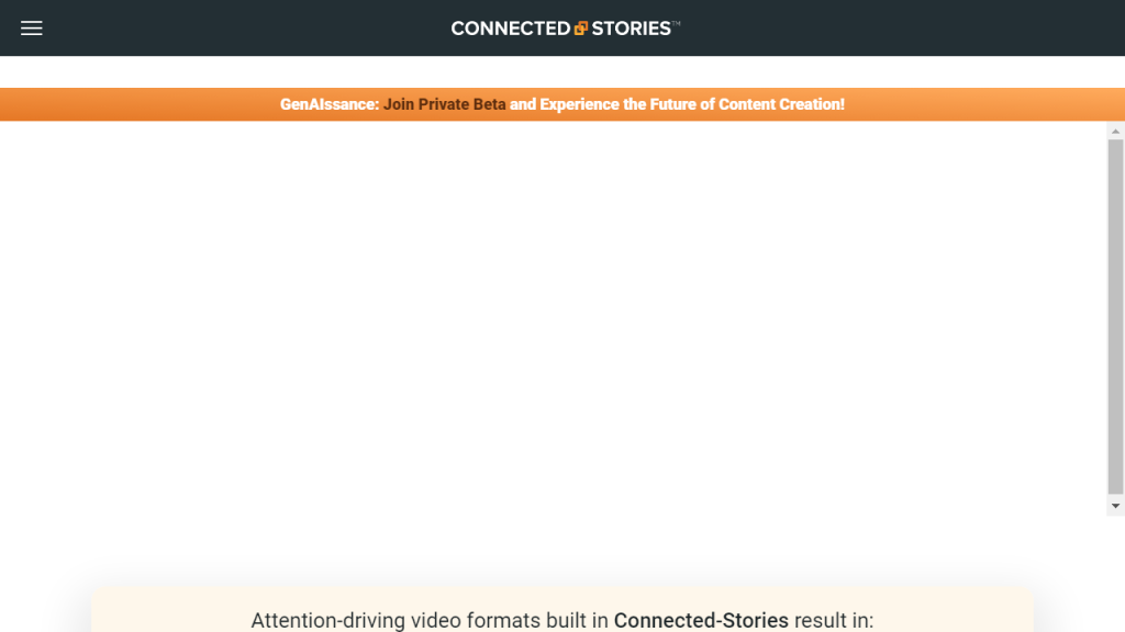 Connected-Stories - AI Technology Solution