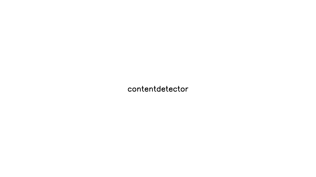 ContentDetector - AI Technology Solution