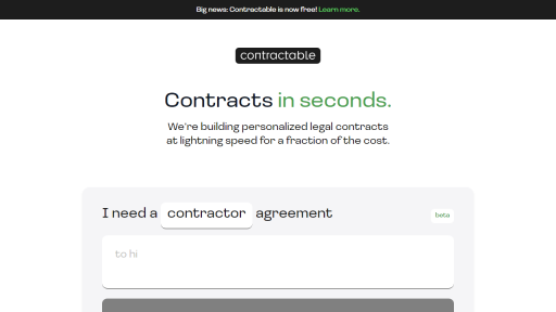 Contractable - AI Technology Solution