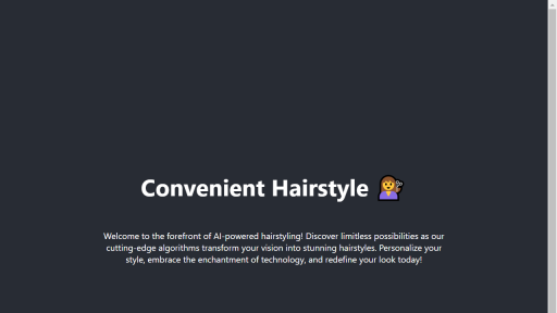 Convenient Hairstyle - AI Technology Solution