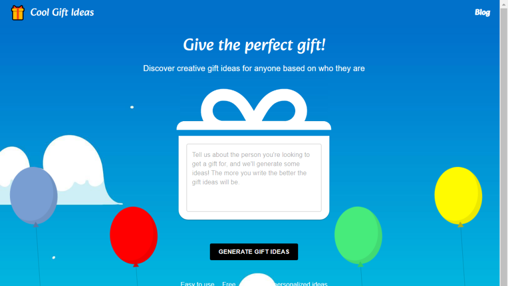 CoolGiftIdeas - AI Technology Solution