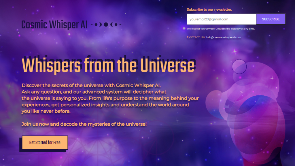 Cosmic Whisper AI - AI Technology Solution