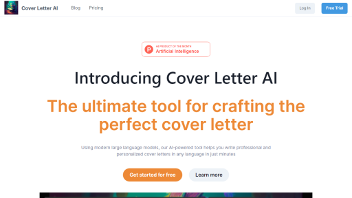 Cover Letter AI - AI Technology Solution