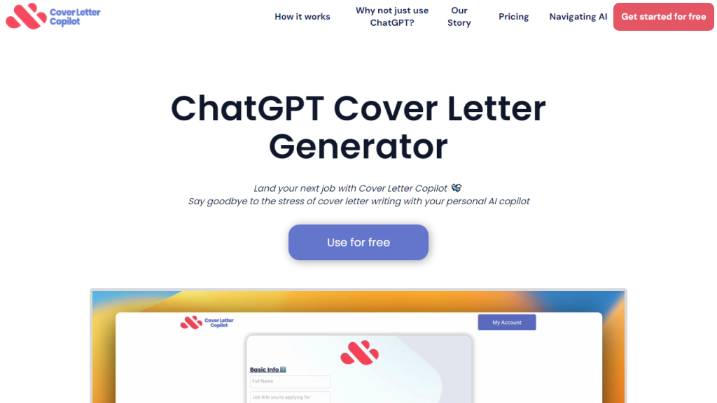 Cover Letter Copilot - AI Technology Solution