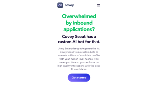 Covey Scout - AI Technology Solution