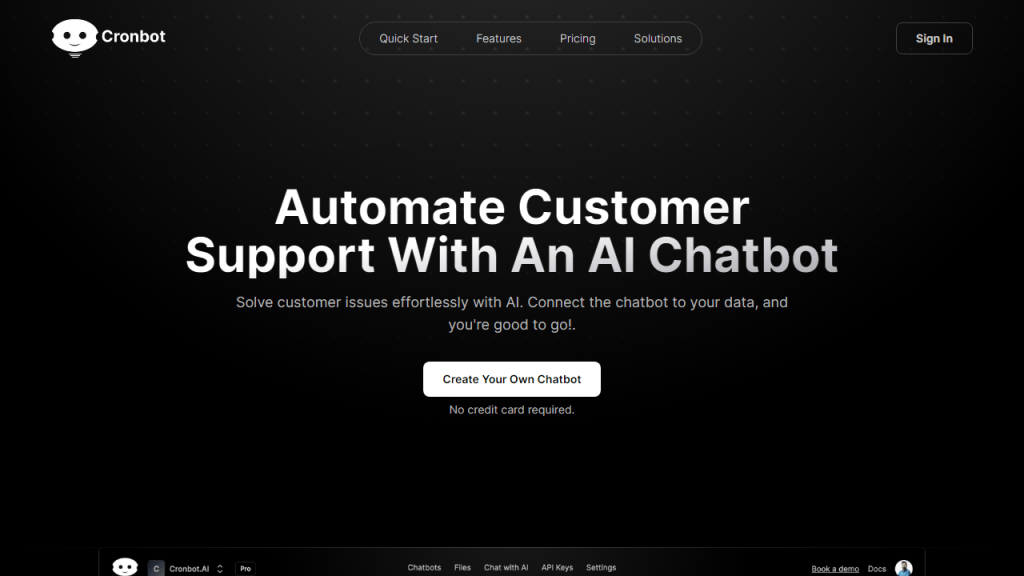 Cronbot - AI Technology Solution