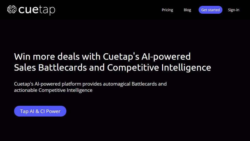 CueTap - AI Technology Solution