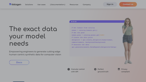 Datagen - AI Technology Solution