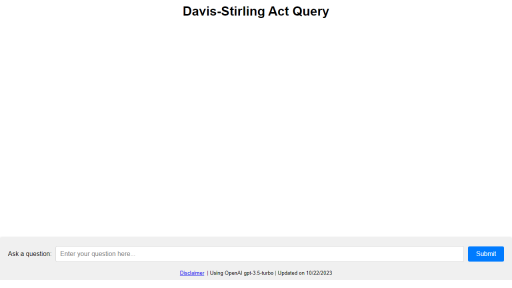 Davis Stirling - AI Technology Solution