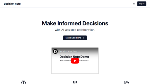 Decision Note - AI Technology Solution
