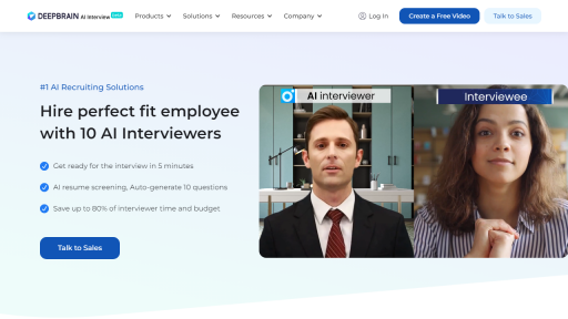 DeepBrain AIInterview - AI Technology Solution