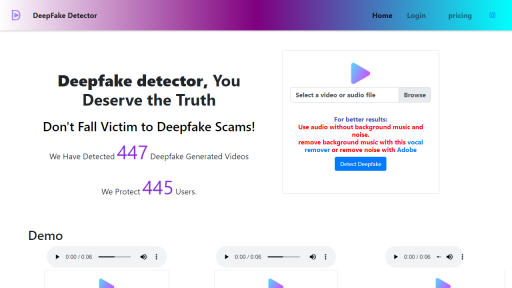 Deepfake Detector - AI Technology Solution