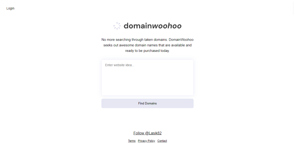 DomainWoohoo - AI Technology Solution