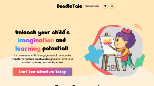 Doodle Tale - AI Technology Solution