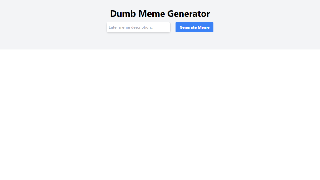 Dumb Meme - AI Technology Solution