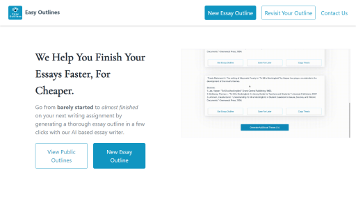 Easyoutlines - AI Technology Solution