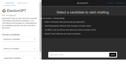 ElectionGPT - AI Technology Solution