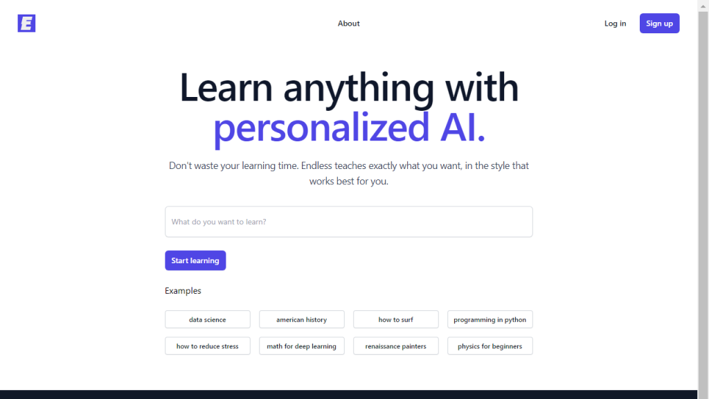 Endless Academy - AI Technology Solution