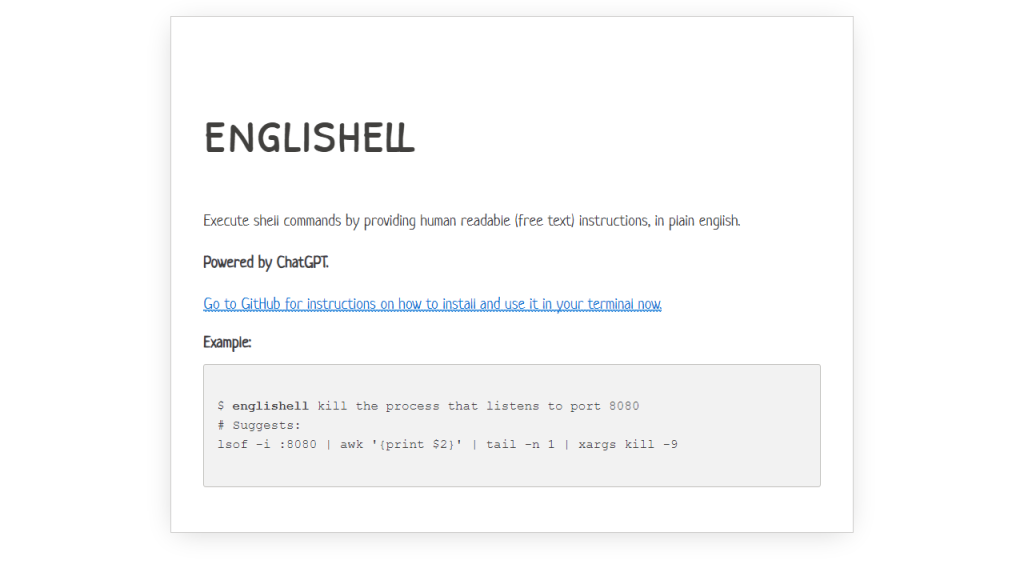 Englishell - AI Technology Solution