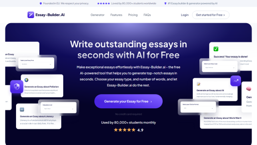 Essay Builder - AI Technology Solution