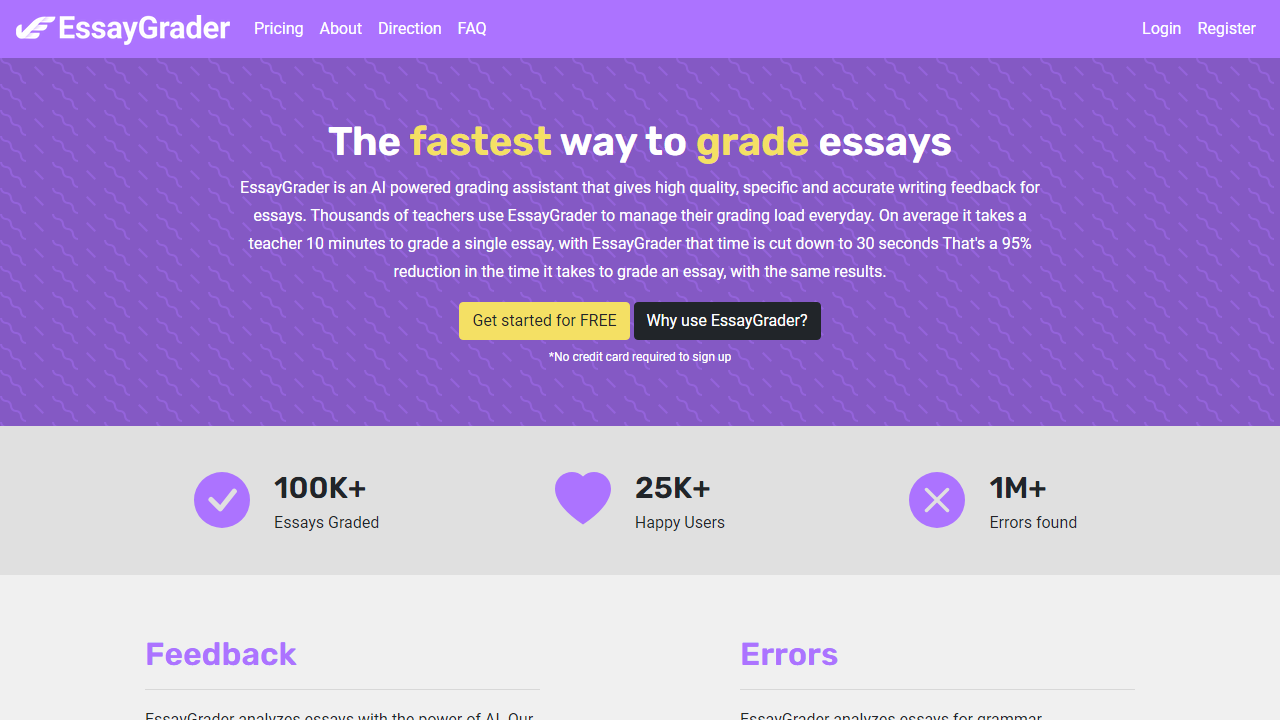 essay grader free no sign up