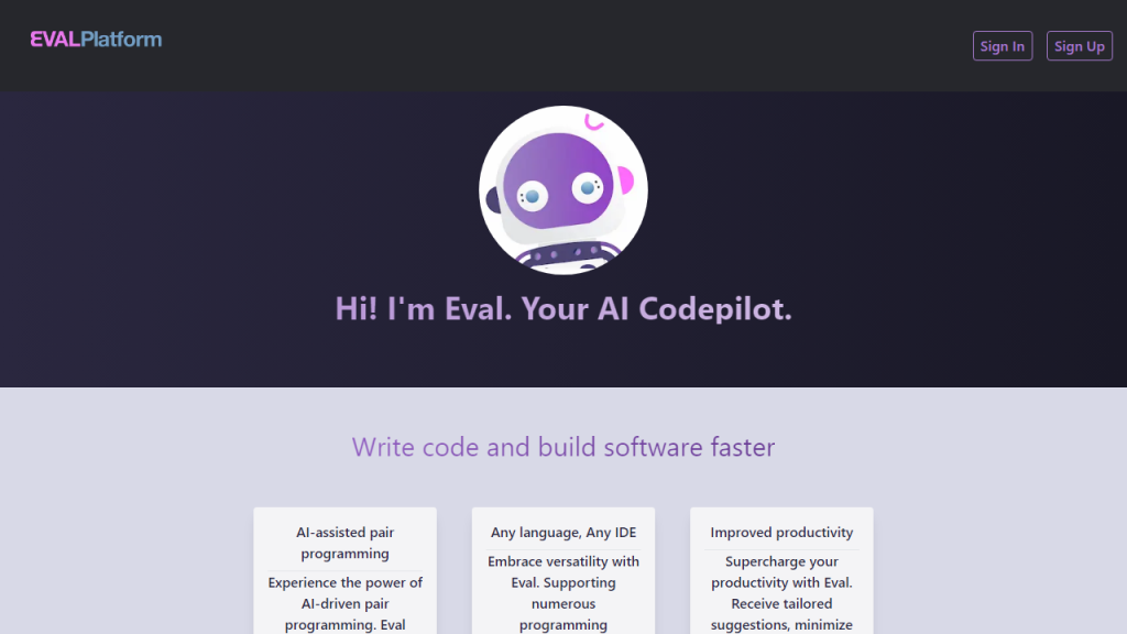 Eval - AI Technology Solution