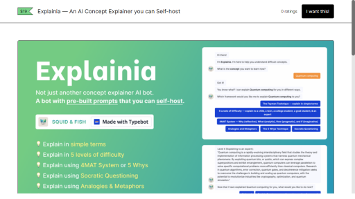 Explainia - AI Technology Solution