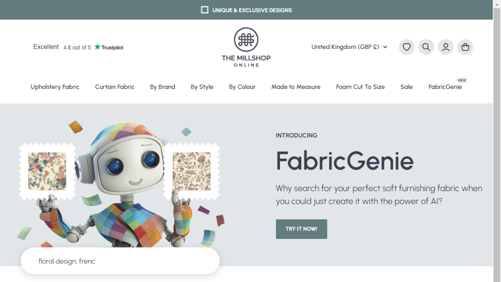 FabricGenie - AI Technology Solution