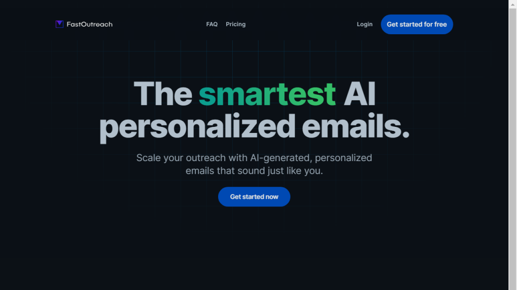 FastOutreach - AI Technology Solution