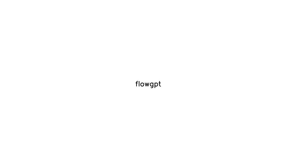 FlowGPT - AI Technology Solution