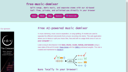 Free Music Demixer - AI Technology Solution