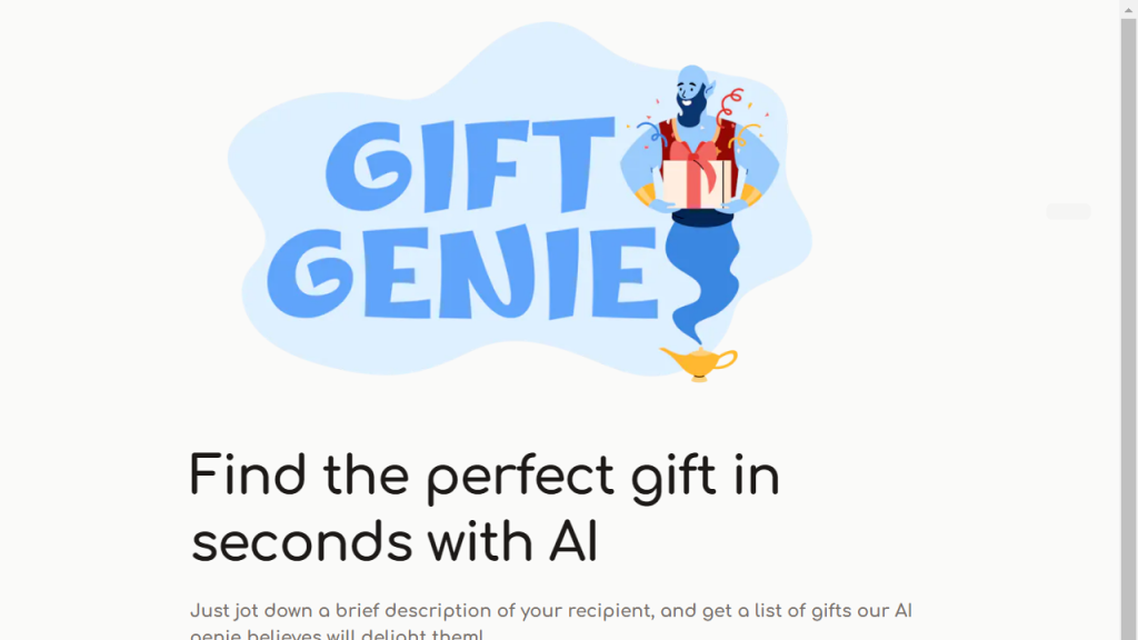 Gift Genie - AI Technology Solution