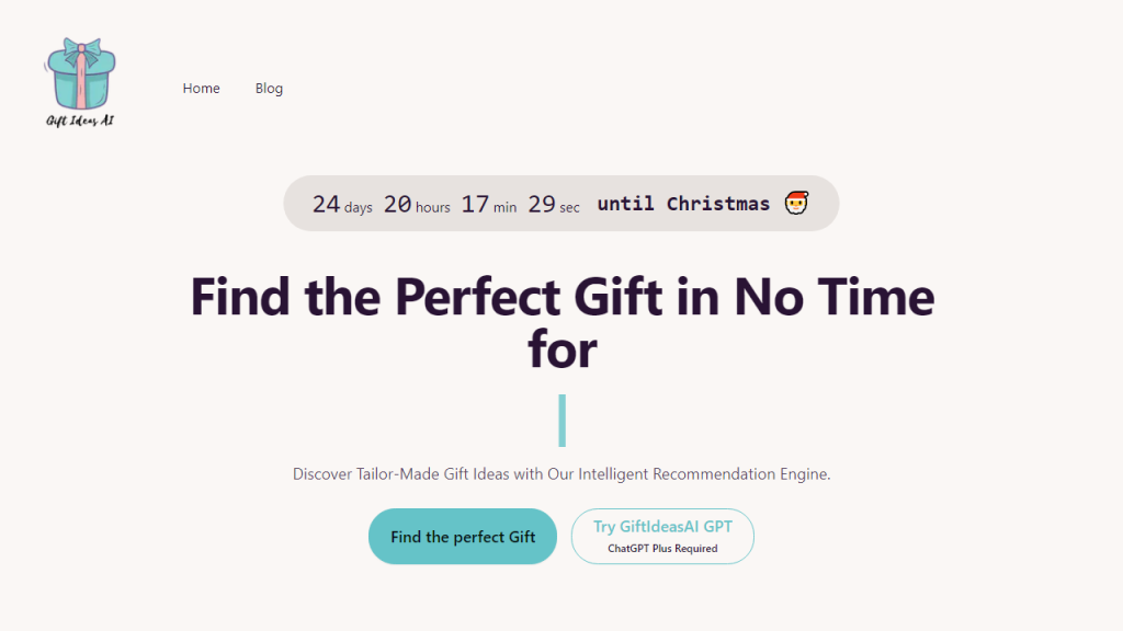 GiftIdeasAI - AI Technology Solution