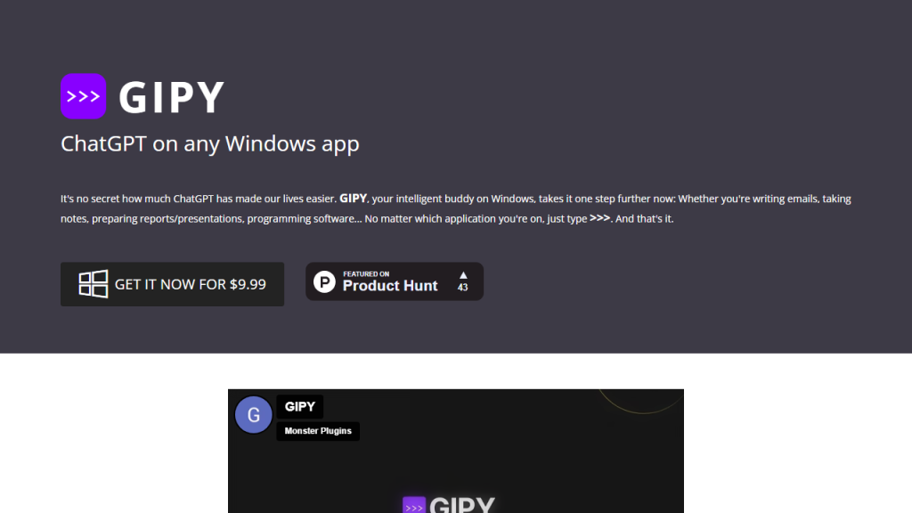 Gipy - AI Technology Solution