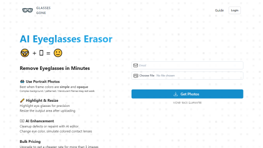 Glasses Gone - AI Technology Solution