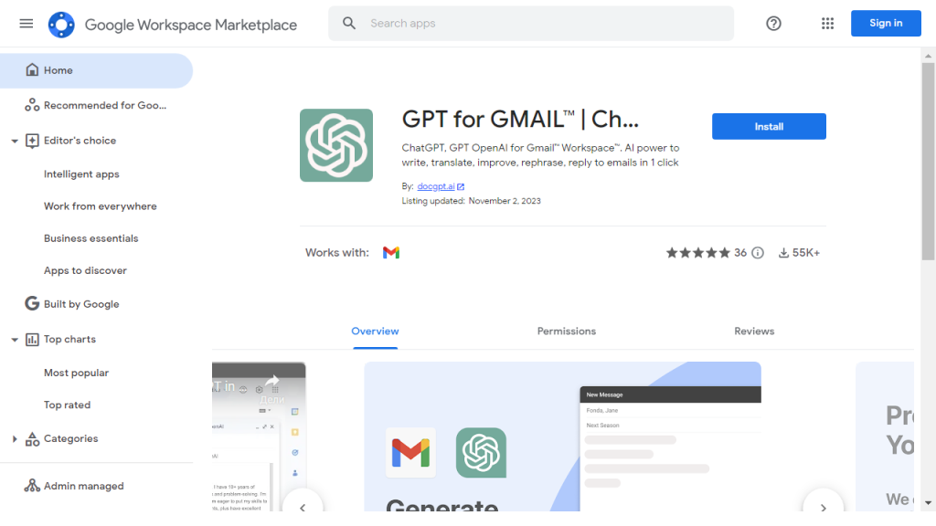 GmailGPT - AI Technology Solution